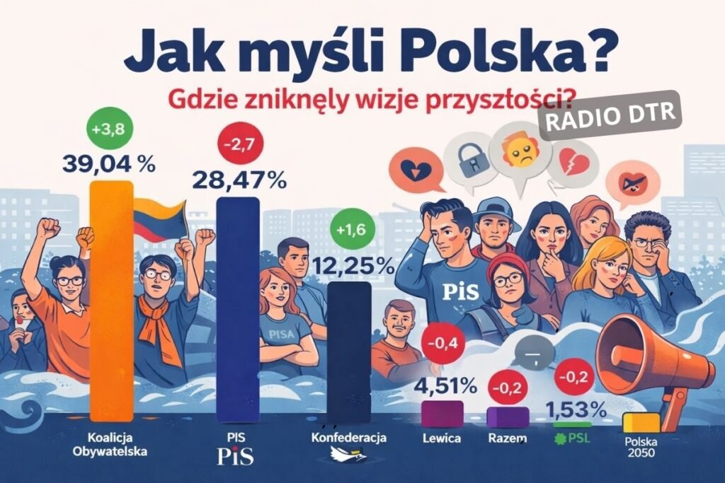 badanie nad mysleniem nie nad partiami