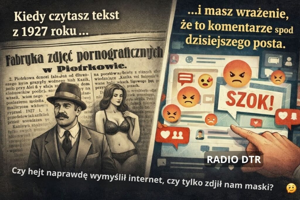 Gdy sensacja była drukiem, a hejt rodził się w ciszy