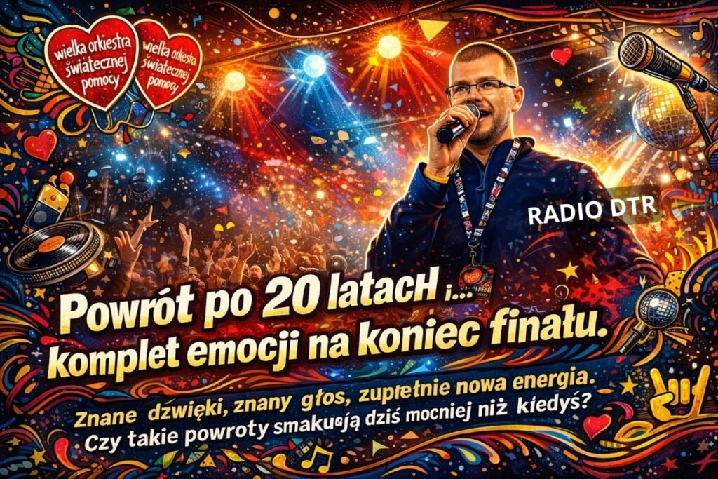 Powrót po 20 latach. Przemysław Kamiński na finale WOŚP w Poznaniu