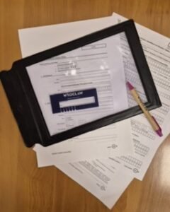 folia powiększająca i ramka do podpisu mały