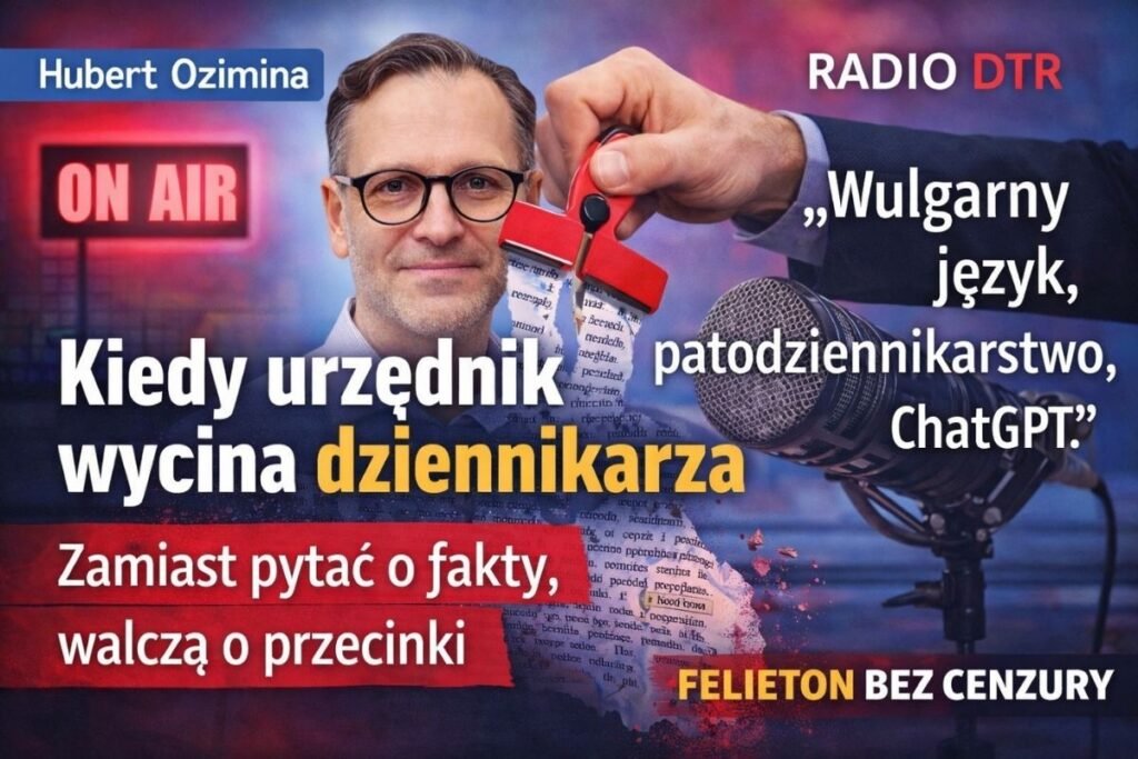 huber ozimina walczy z dziennikarzem lokalnym