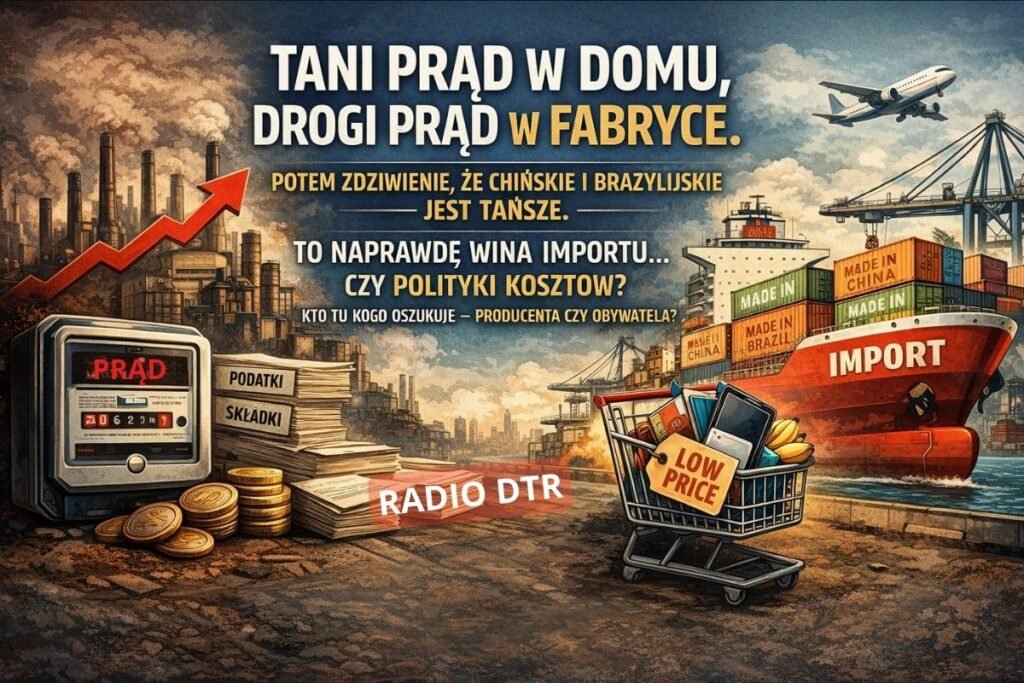 koszty produkcji wyższe niz import