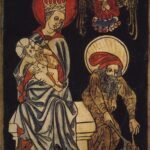 mnwr czarna sztuka, św. rodzina, ok. 1430, barwny drzeworyt