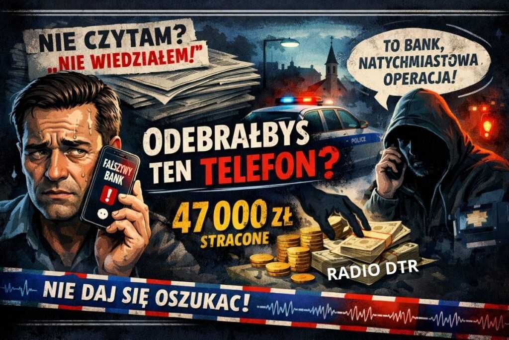 „Nie wiedziałem” – najdroższe zdanie po fakcie. Oszustwo na telefon w powiecie trzebnickim