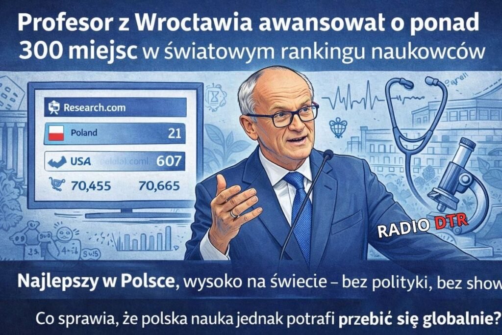 Profesor z Wrocławia na światowym podium nauki