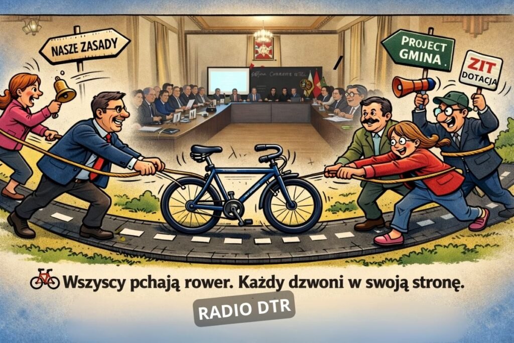 powiat i przepychanka