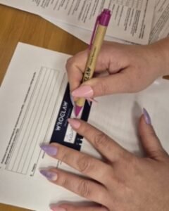 ramka ułatwiająca podpis mały