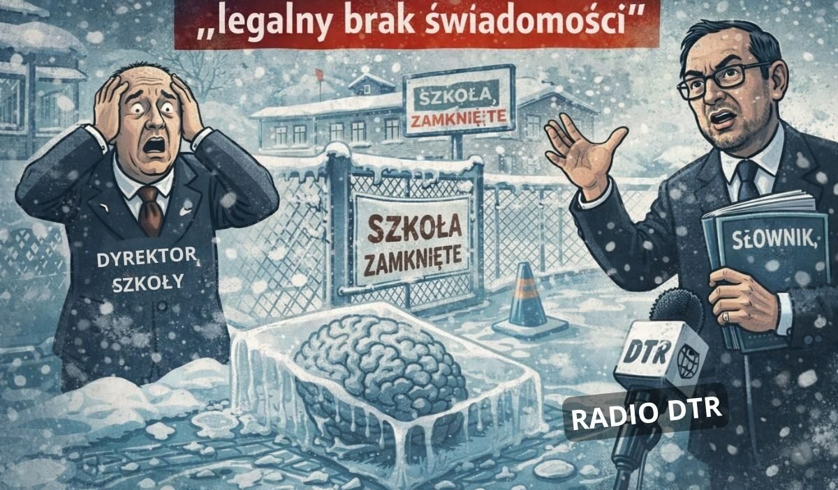 szkola wielkopolsce i kurator z legalnym barakiem swiadomosci
