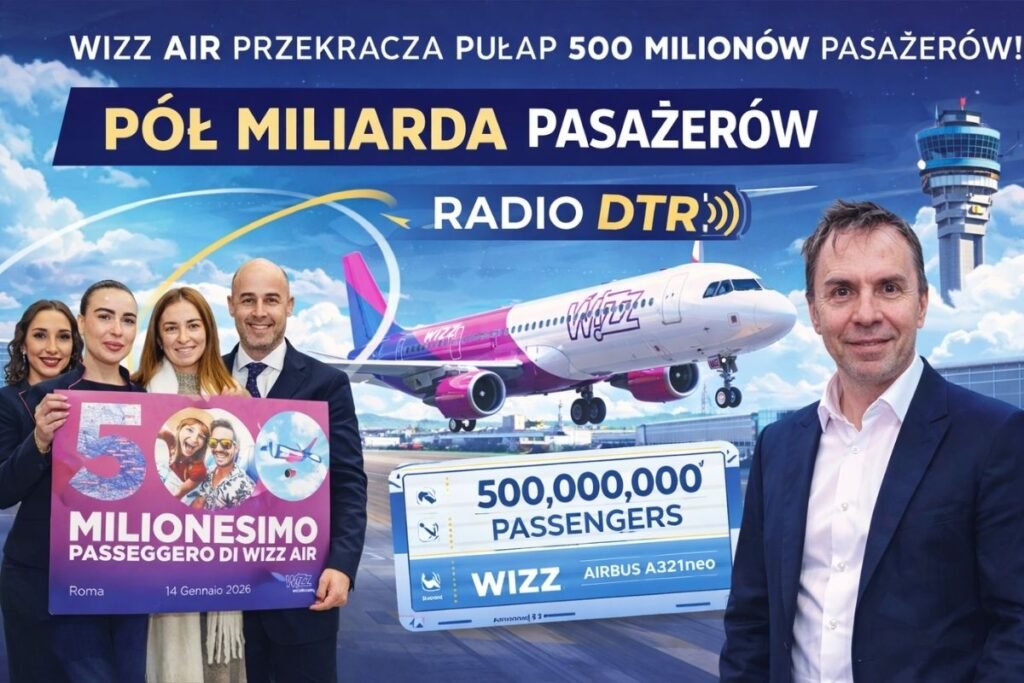 wizz air i 550 milionow przewozow