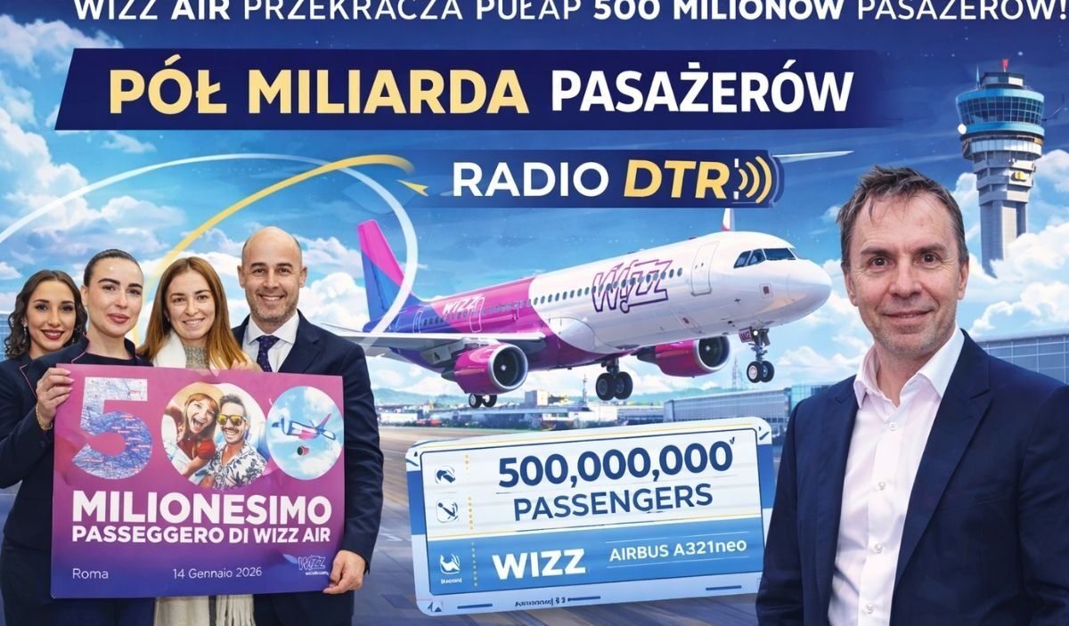 wizz air i 550 milionow przewozow