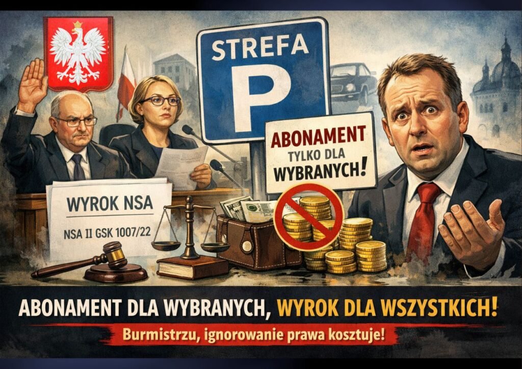 wyrok a abonamen za parkowanie