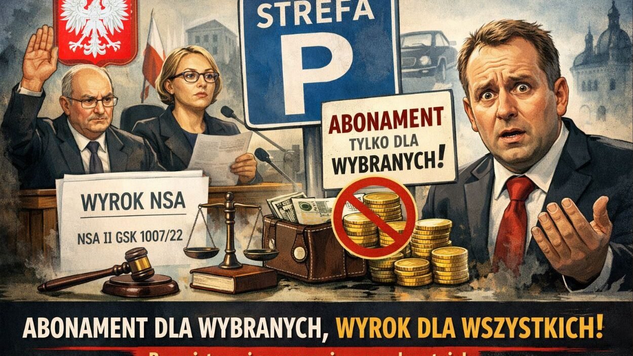 wyrok a abonamen za parkowanie