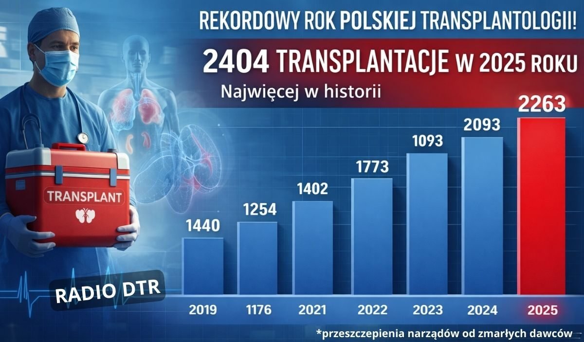 wzrost przeszczepów