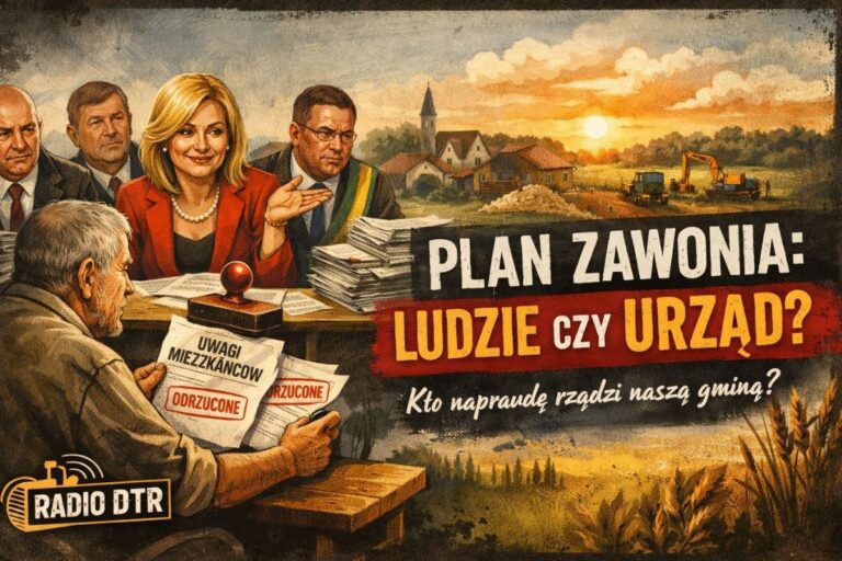 155 głosów. Jedna decyzja. Kto naprawdę rządzi gminą Zawonia?