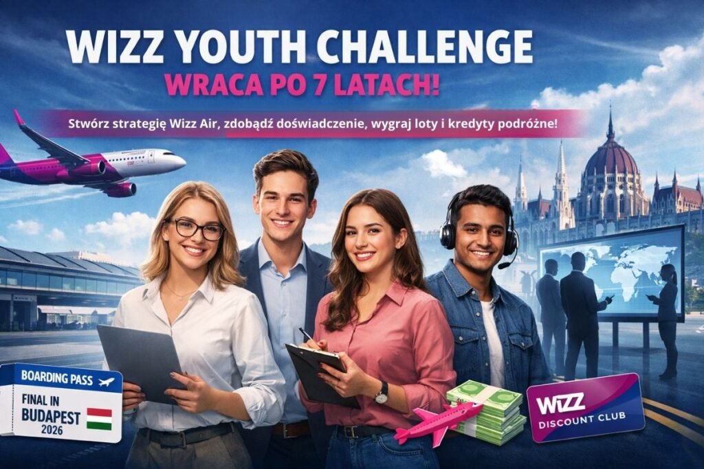 WIZZ Air wraca z konkursem dla studentów. Szansa czy marketing?