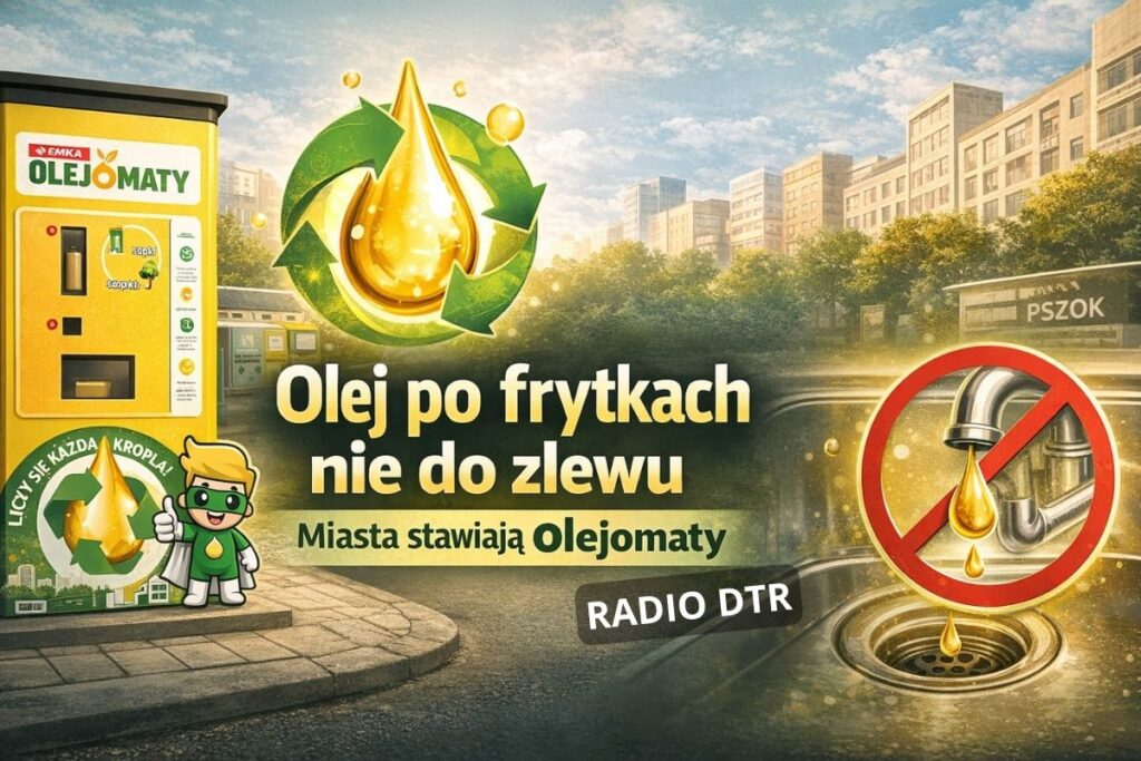 Olejomat – dlaczego miasta powinny instalować urządzenia do zbiórki oleju po smażeniu