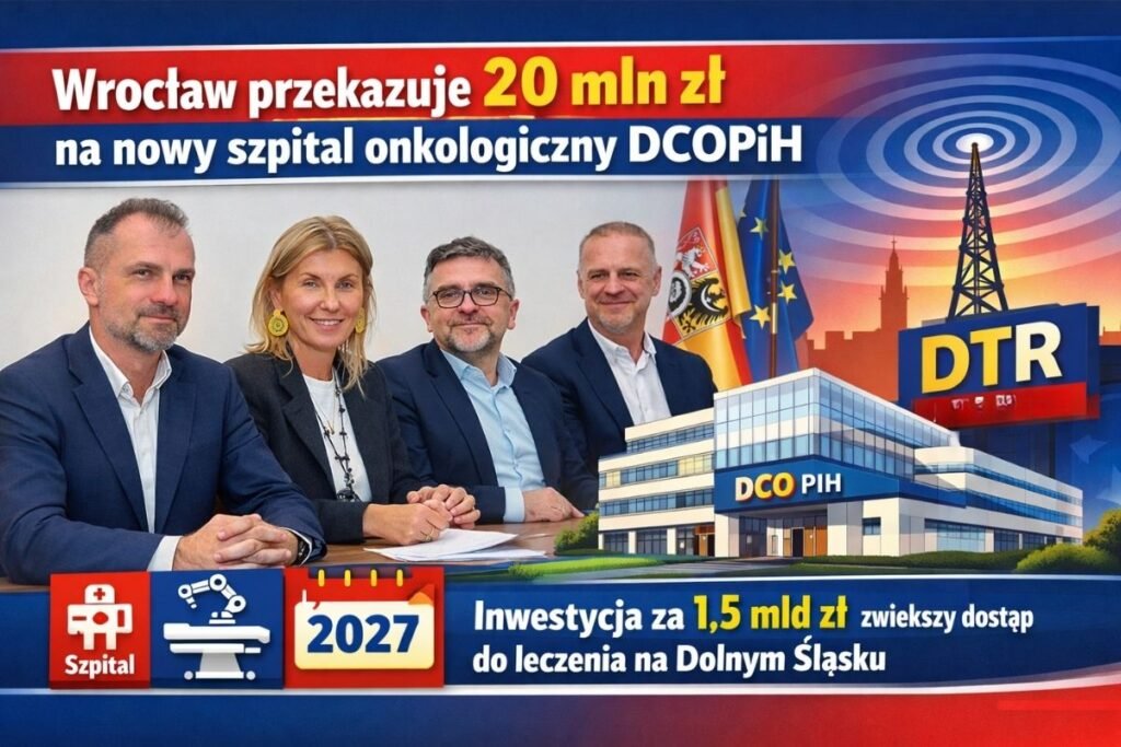 Wrocław dokłada 20 mln zł do onkologii. Nowy szpital ma ruszyć w 2027 roku