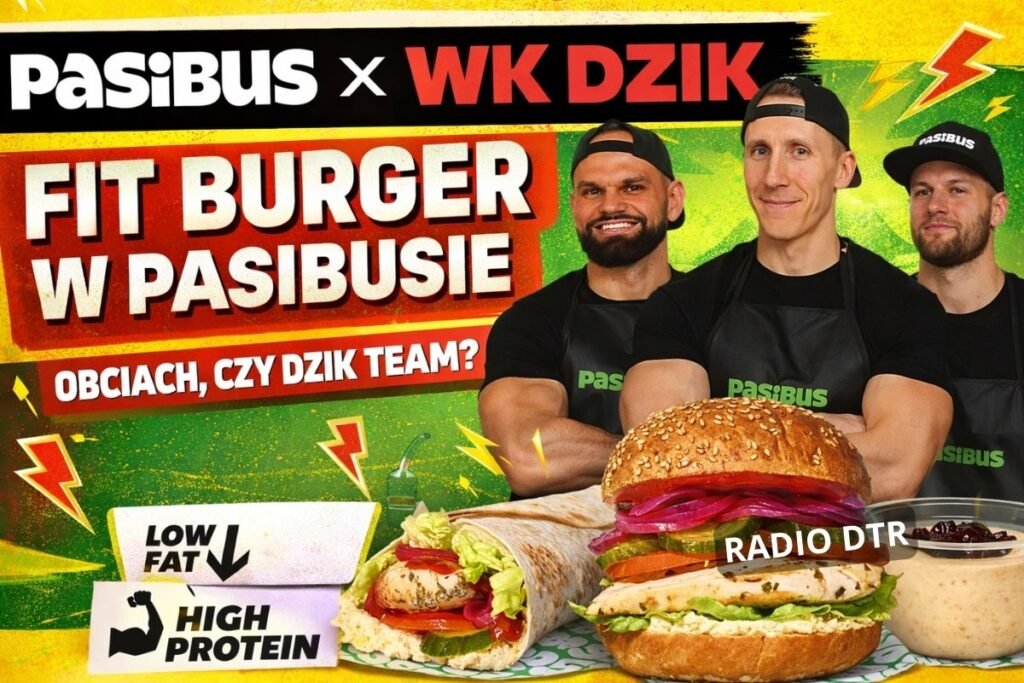 Burger youtuberów trafia do Pasibusa. Fitness w wersji fast-food?