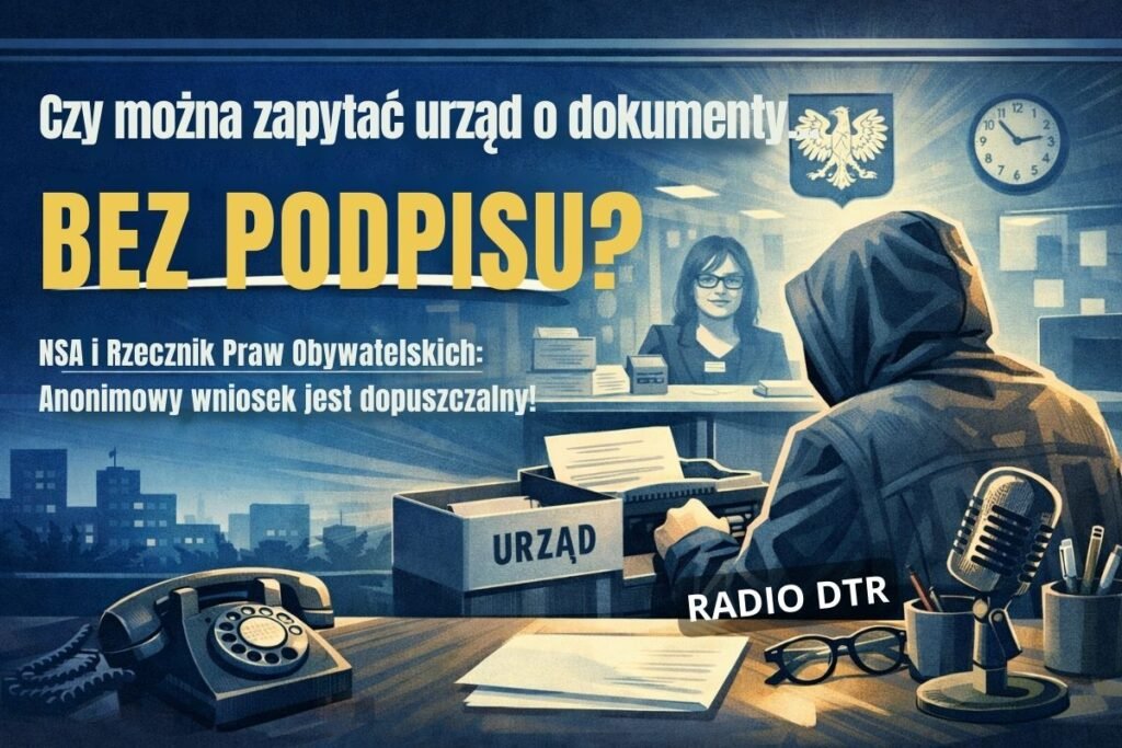 wniosek bez podpisu jest dopuszczony