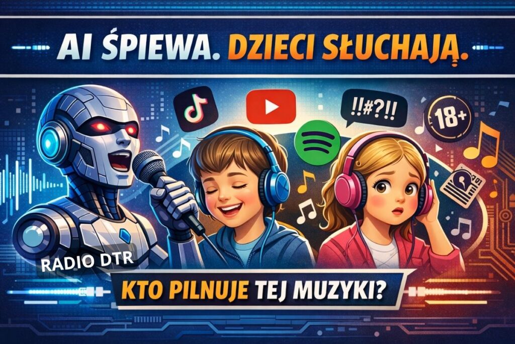 AI śpiewa. Dzieci słuchają. I nikt nie pilnuje treści?