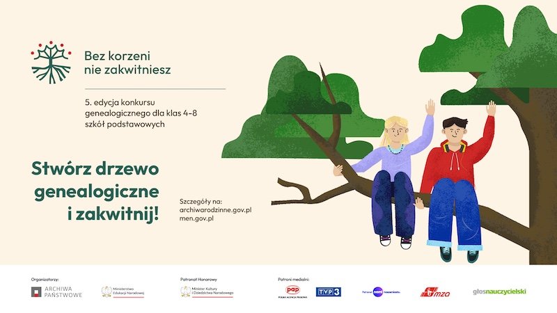 bez korzeni nie zakwitniesz archiwa państwowe plakat poziom