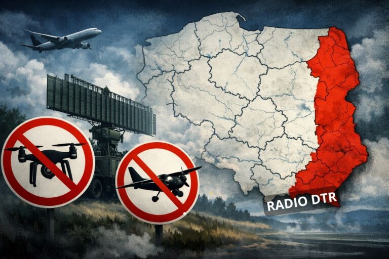 Zakaz lotów przy wschodniej granicy Polski. Co naprawdę oznacza nowa strefa w powietrzu?