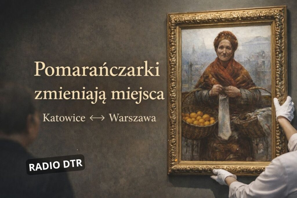 Pomarańczarki zmieniają miejsca. Sztuka w ruchu
