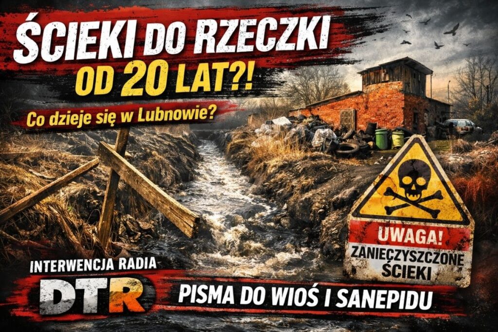 scieki do rzeczki w lubnowie