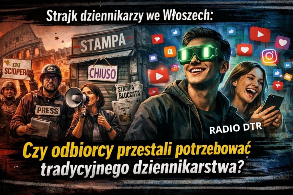 Włochy bez gazet. Jeden dzień ciszy, który zabolał bardziej niż krzyk