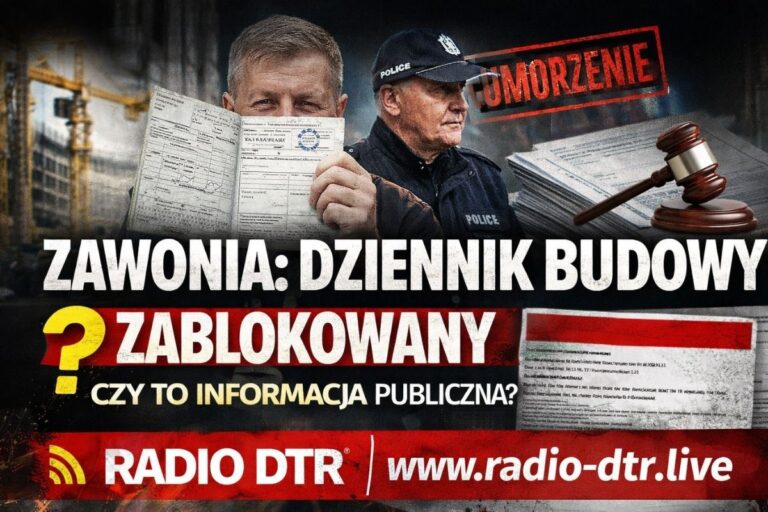 Radny chciał zobaczyć dziennik budowy. Sprawę umorzono. Co naprawdę mówi prawo?
