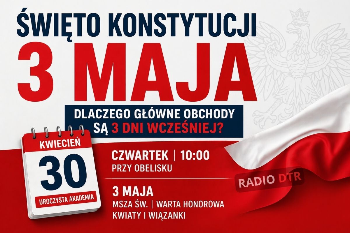 3 maja moze byc 30 kwietnia w obornikach sl