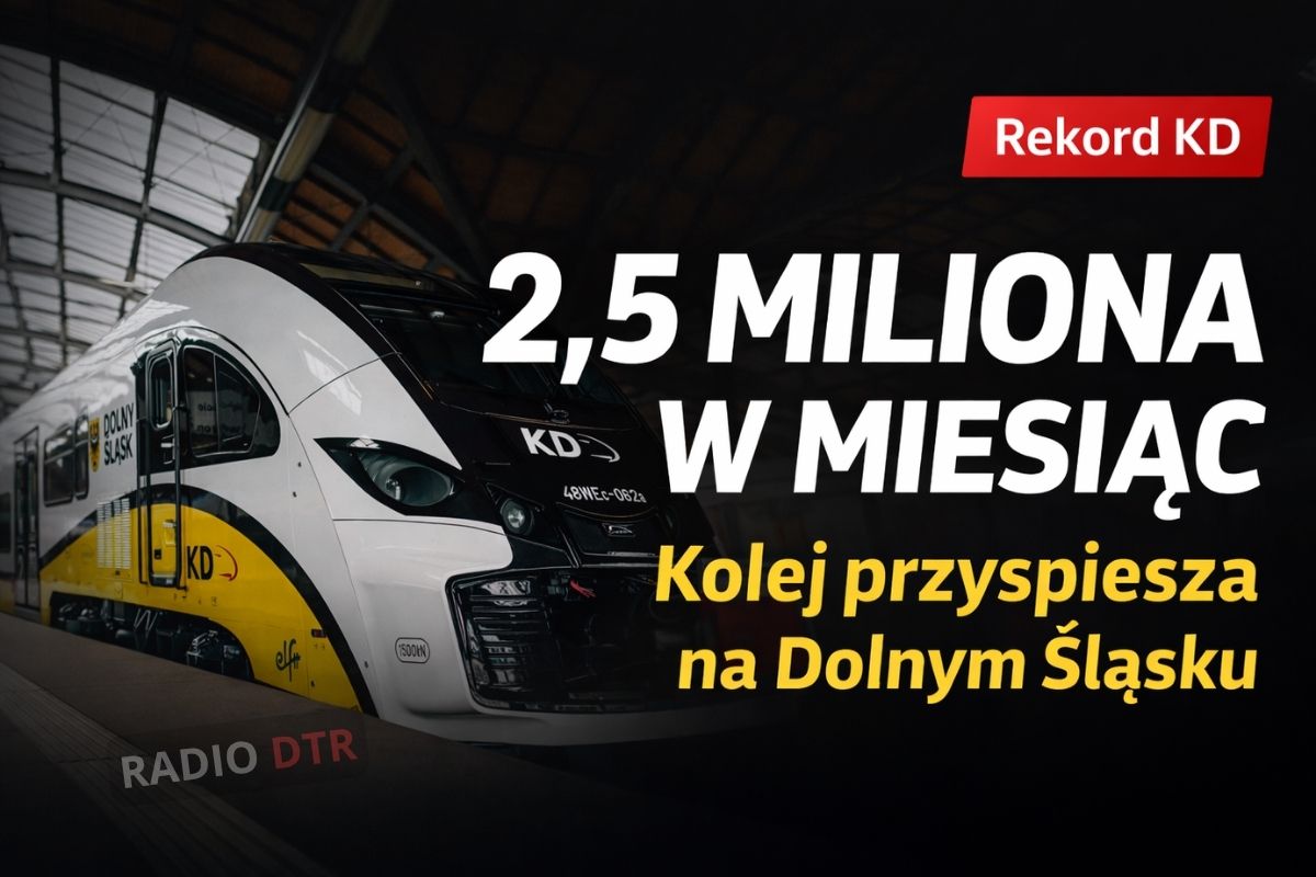 koleje dolnoslaskie z milionowymi przewozami
