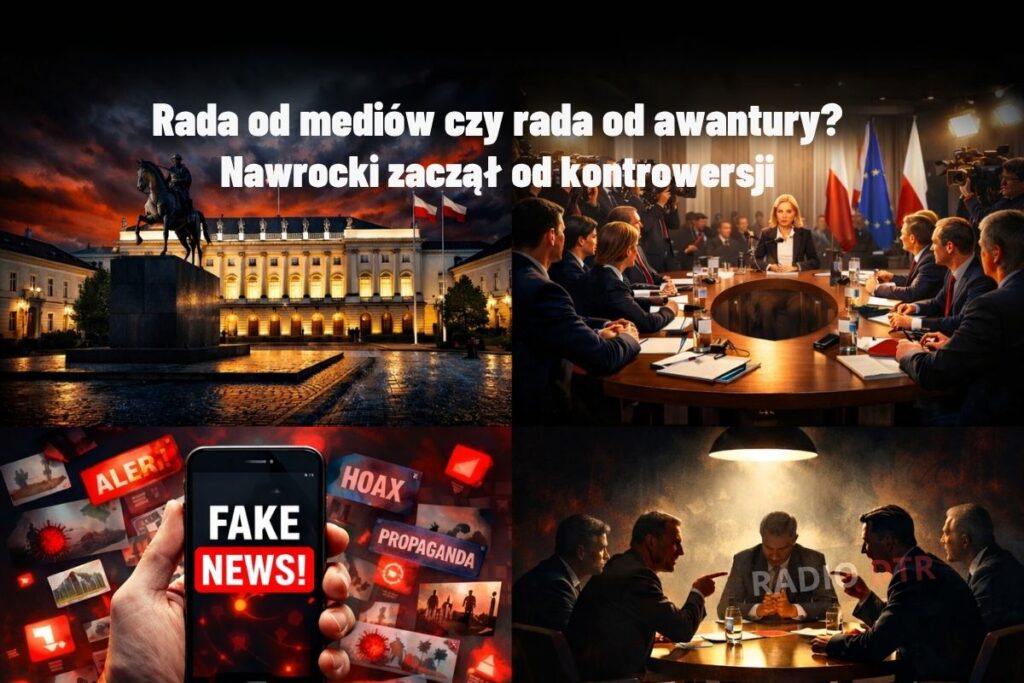 Rada od mediów czy rada od awantury? Nawrocki zaczął od kontrowersji