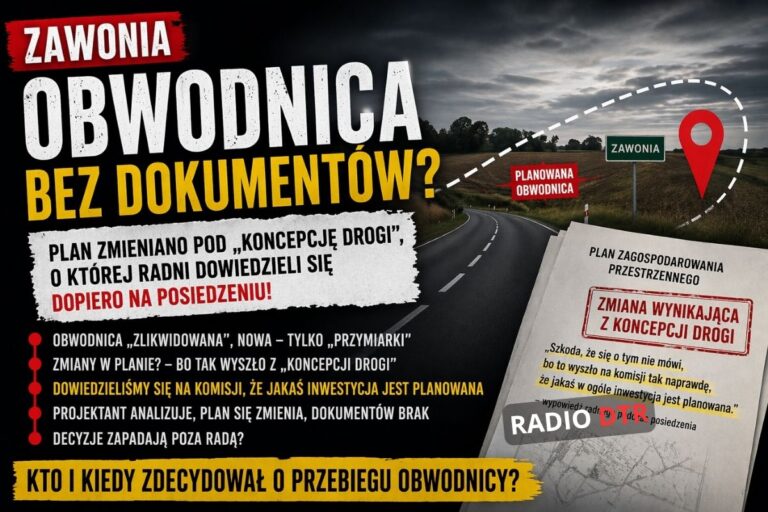 Obwodnica „z rozmów”. Komisja odkrywa plan, którego nie widziała
