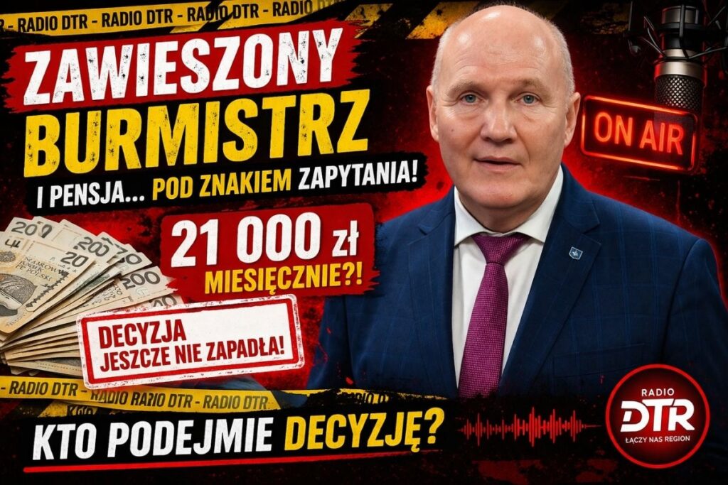 pensja dla zawieszonego burmistrza trzebnicy