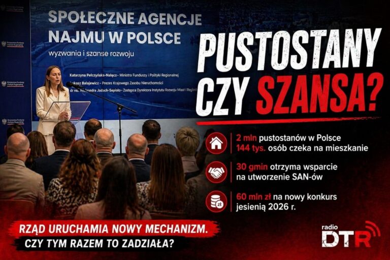 Mieszkania stoją puste, ludzie czekają. Rząd uruchamia nowy mechanizm