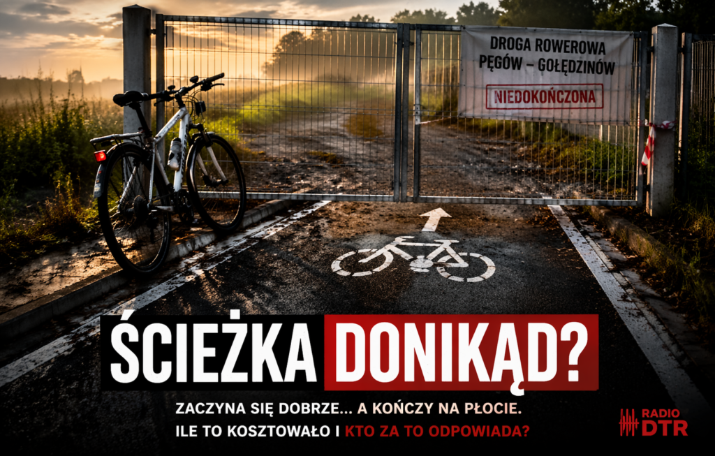 sciezka rowerowa do plotu
