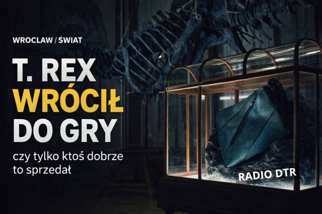 t rex i torebka ze skory t rexa wroclaw