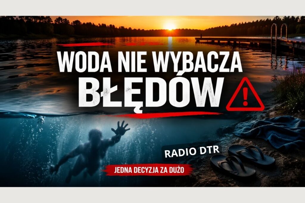 Bezpieczna woda? Broszura mówi jasno: najwięcej tragedii zaczyna się od „to tylko chwila”