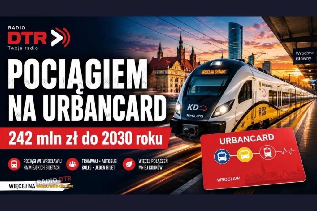 Wrocław dopłaci 242 mln zł do kolejowych przejazdów z URBANCARD