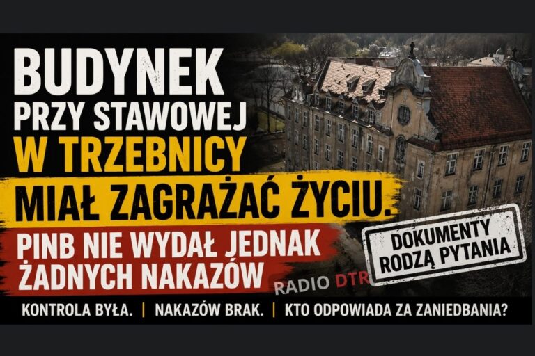 budynek przy stawowej w trzebnicy mial zagrazac zyciu