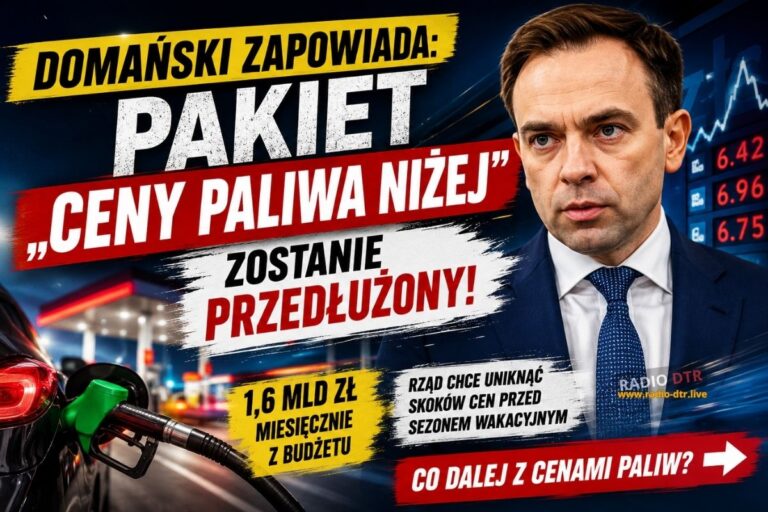 Rząd nie chce szoku na stacjach. Domański zapowiada dalsze dopłaty do paliwa