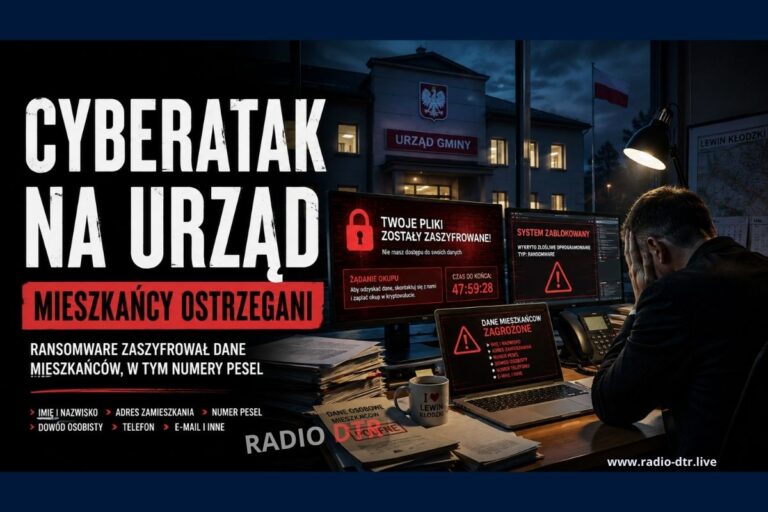 Cyberatak na urząd. Mieszkańcy Lewina Kłodzkiego z niepokojem patrzą na swoje dane