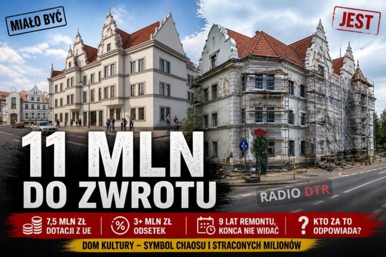 Pisz odda miliony. Dom kultury stał się politycznym rachunkiem