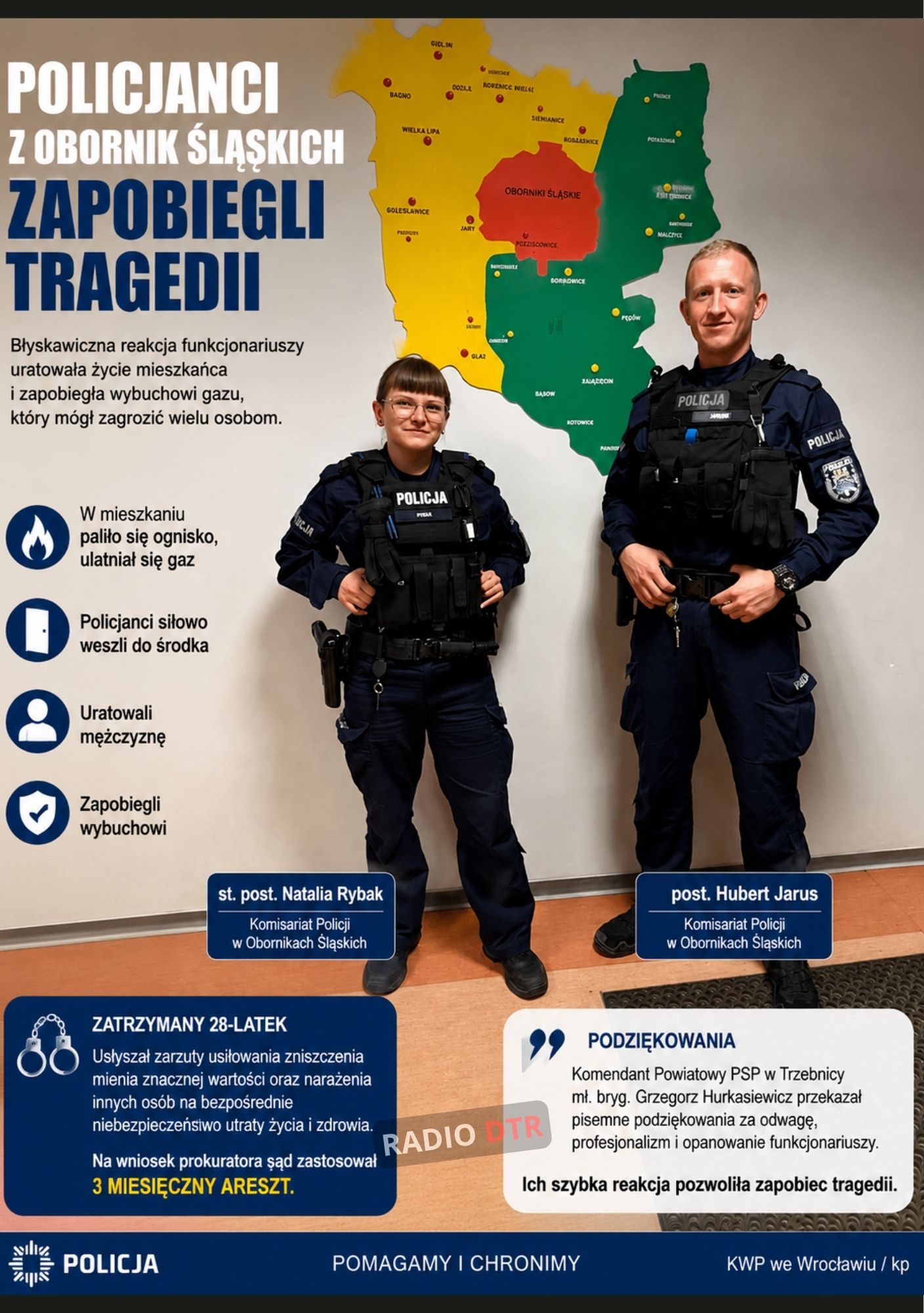ilustracja do artykulu policjanci zapobiegli tragedii