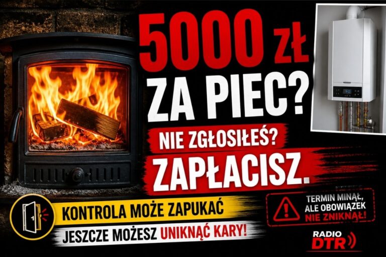 Nie zgłosiłeś pieca? Grozi nawet 5000 zł. Ale jest jeszcze wyjście
