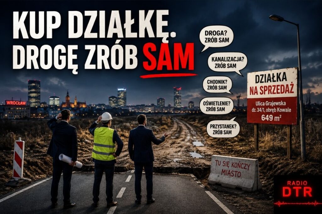 „Sprzedamy działkę. Drogę proszę sobie zrobić samemu”