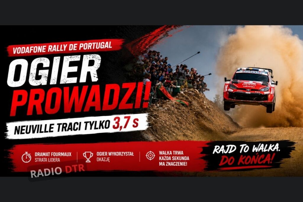 Ogier prowadzi w Portugalii. Tylko 3,7 sekundy różnicy