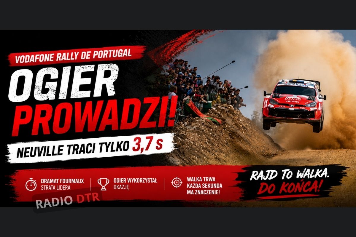 ogier prowadzi w portugali wrc