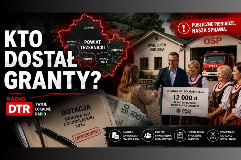 1,6 mln zł na „odnowę wsi”. Kto dostał granty w powiecie trzebnickim?